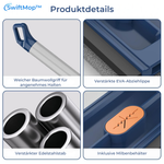 Charger l'image dans la galerie, SwiftMop™ 360° Bodenwischer mit Auswringfunktion &amp; Microfaser-Pads
