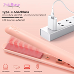 Charger l'image dans la galerie, TwirlEase USB Mini Lockenstab &amp; Glätteisen
