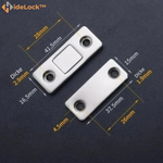 Charger l'image dans la galerie, 2+2 GRATIS | HideLock™ Ultradünne Unsichtbare Schranktürmagnete
