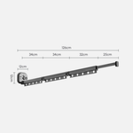 Charger l'image dans la galerie, FlexTrocken™ Wand Wäscheständer mit Saugnapf

