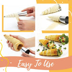 Charger l'image dans la galerie, 2+3 GRATIS | Swelni™ Kegelförmige Croissant-Backform

