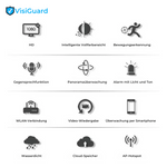 Charger l'image dans la galerie, VisiGuard 1080p WLAN Überwachungskamera

