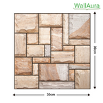 Charger l'image dans la galerie, WallAura™ 4er Set 3D Wandfliesen Selbstklebend 30x30 cm
