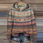 Charger l'image dans la galerie, Linde | Retro-inspirierter Pullover mit Kapuze
