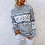 Charger l'image dans la galerie, Crystal | Grob gestrickter Pullover im Retro-Stil
