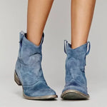 Charger l'image dans la galerie, Damen Cowboy Stiefel | Vintage Western Design | Bequemes Fußbett &amp; rutschfeste Sohle | Zeitloser Stil für Alltag &amp; Events
