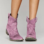 Charger l'image dans la galerie, Damen Cowboy Stiefel | Vintage Western Design | Bequemes Fußbett &amp; rutschfeste Sohle | Zeitloser Stil für Alltag &amp; Events
