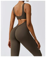 Charger l'image dans la galerie, Simnia™ - Schlaghosen-Jumpsuit mit V-Rücken

