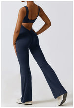 Charger l'image dans la galerie, Simnia™ - Schlaghosen-Jumpsuit mit V-Rücken
