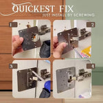 Charger l'image dans la galerie, 1+1 GRATIS | Fixane™ – Türscharnier-Reparatur-Set
