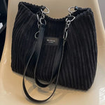 Charger l'image dans la galerie, Olivia | Luxury Corduroy Tote Tasche für Alltag und Büro
