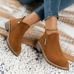 Charger l'image dans la galerie, Damen Stiefeletten | Dicke Rutschfeste Sohle | Gepolsterte Innensohle | Alltag &amp; Freizeit
