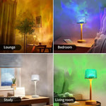 Charger l'image dans la galerie, Lumnaira™ – Wasserwellen-Lampe (16 Farben) mit Flammeneffekt
