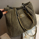 Charger l'image dans la galerie, Olivia | Luxury Corduroy Tote Tasche für Alltag und Büro
