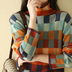 Charger l'image dans la galerie, Hilda | Bunter Damenpullover mit ausdrucksstarkem Design
